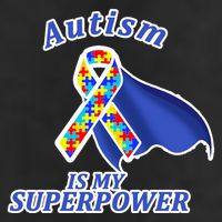 Autism Is My Superpower Super Hero Cape Microfiber Hand Towel