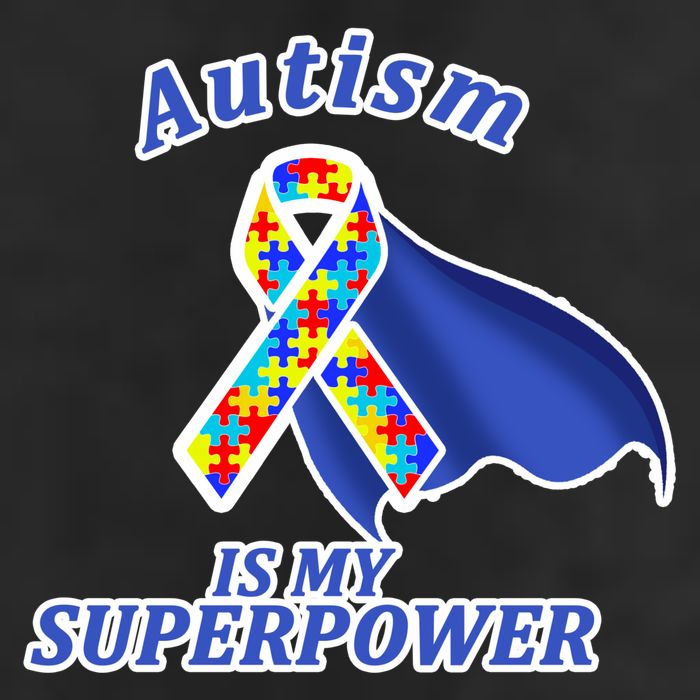 Autism Is My Superpower Super Hero Cape Microfiber Hand Towel
