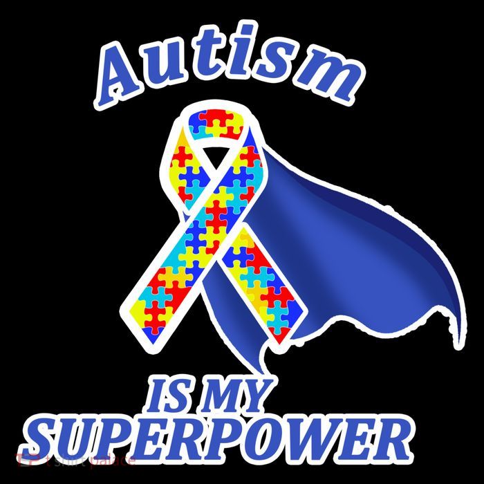 Autism Is My Superpower Super Hero Cape Short Acrylic Beanie