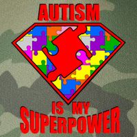 Autism Is My Superpower Superheo Legacy Tie Dye Trucker Hat
