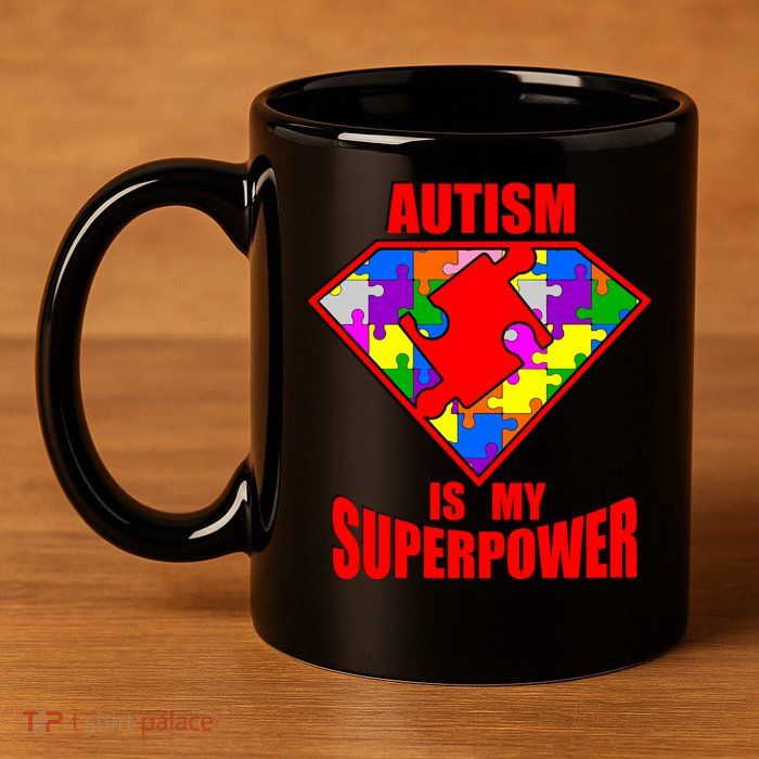 Autism Is My Superpower Superheo 11oz C Handle Ceramic Mug