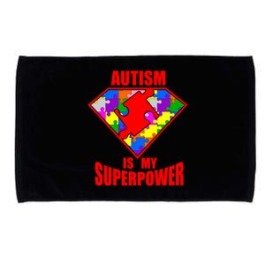 Autism Is My Superpower Superheo Microfiber Hand Towel