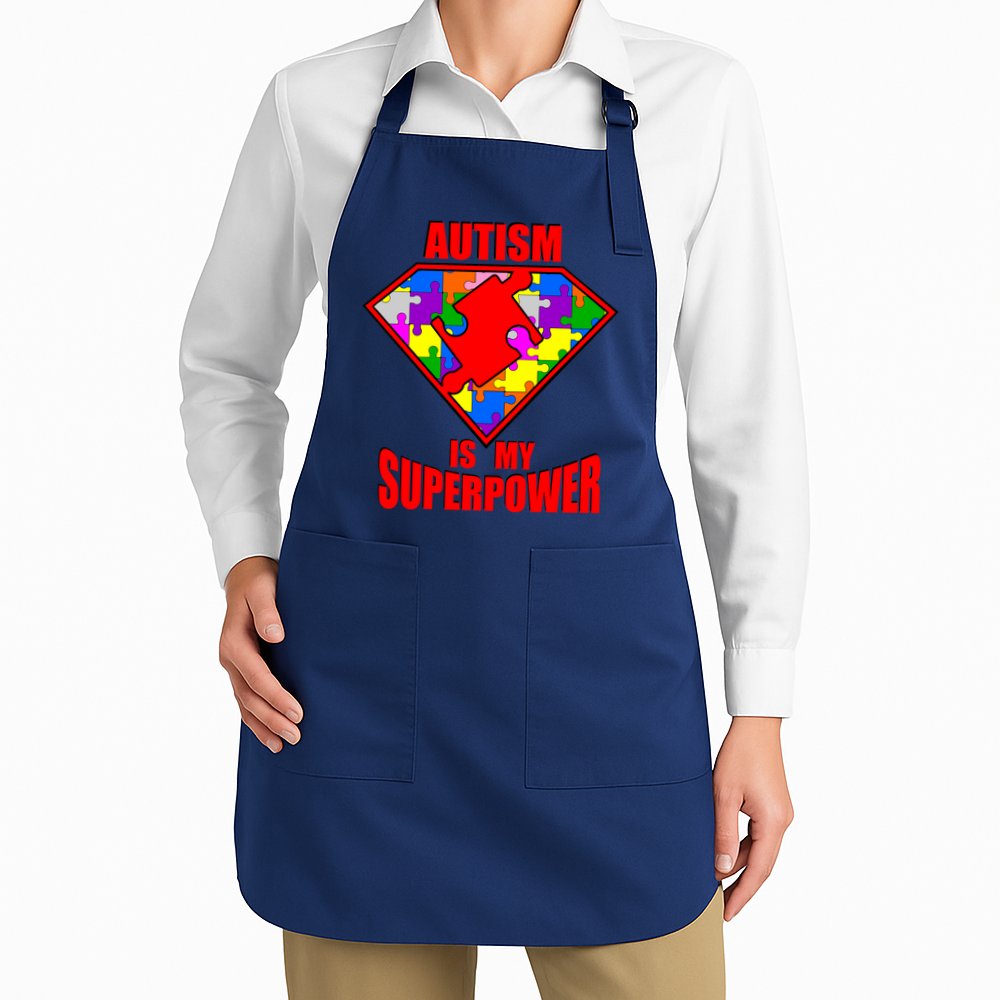 Autism Is My Superpower Superheo Apron