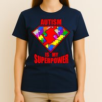 Autism Is My Superpower Superheo T-Shirt