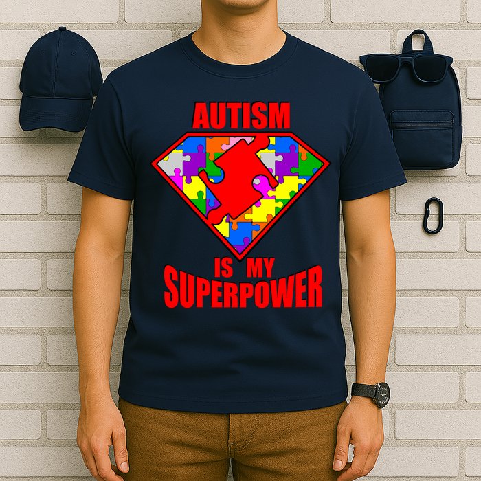 Autism Is My Superpower Superheo T-Shirt