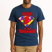 Autism Is My Superpower Superheo Tall T-Shirt