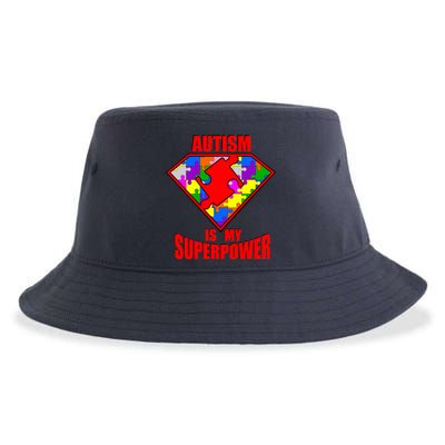 Autism Is My Superpower Superheo Sustainable Bucket Hat