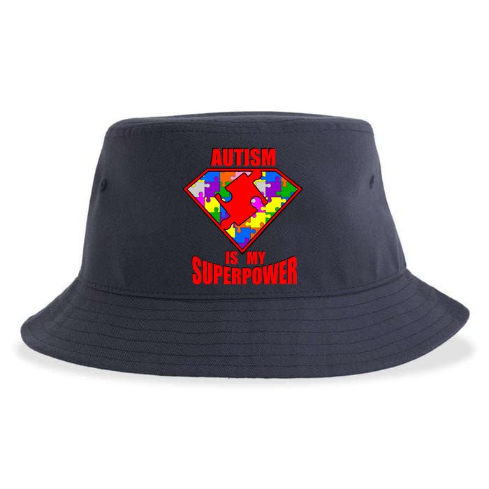 Autism Is My Superpower Superheo Sustainable Bucket Hat