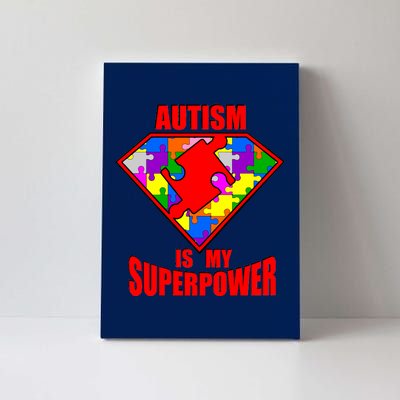 Autism Is My Superpower Superheo Canvas