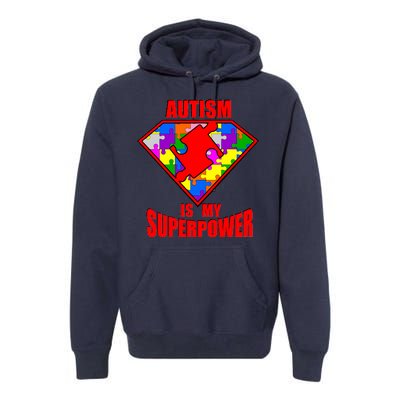 Autism Is My Superpower Superheo Premium Hoodie