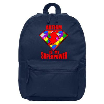 Autism Is My Superpower Superheo 16 in Basic Backpack