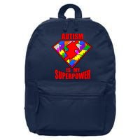 Autism Is My Superpower Superheo 16 in Basic Backpack