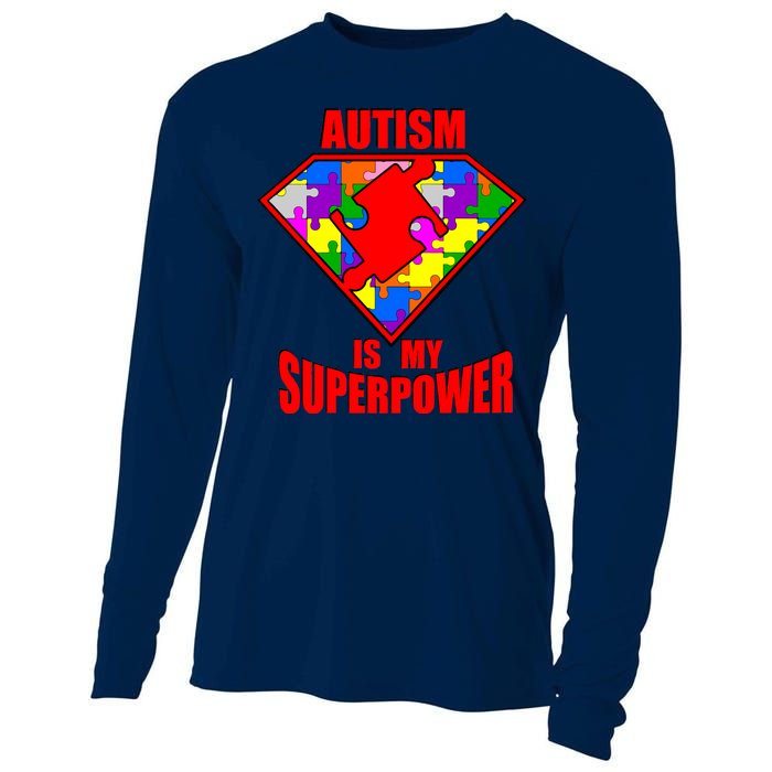 Autism Is My Superpower Superheo Cooling Performance Long Sleeve Crew