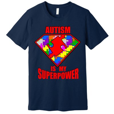 Autism Is My Superpower Superheo Premium T-Shirt