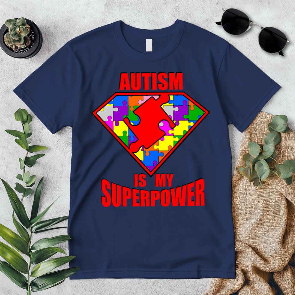 Autism Is My Superpower Superheo Premium T-Shirt