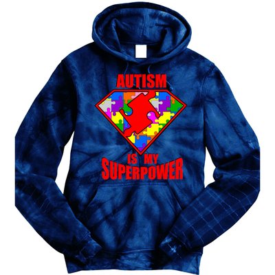 Autism Is My Superpower Superheo Tie Dye Hoodie