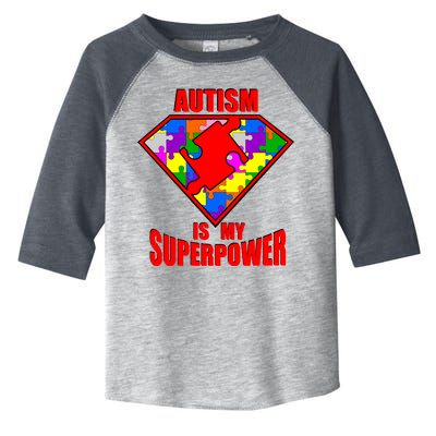 Autism Is My Superpower Superheo Toddler Fine Jersey T-Shirt