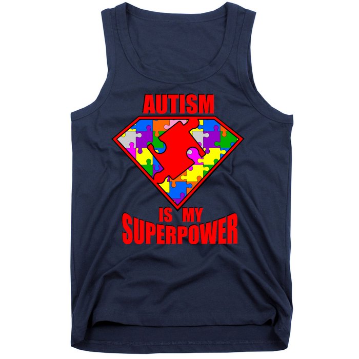 Autism Is My Superpower Superheo Tank Top