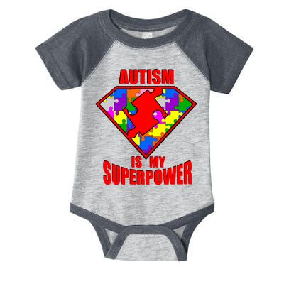 Autism Is My Superpower Superheo Infant Baby Jersey Bodysuit