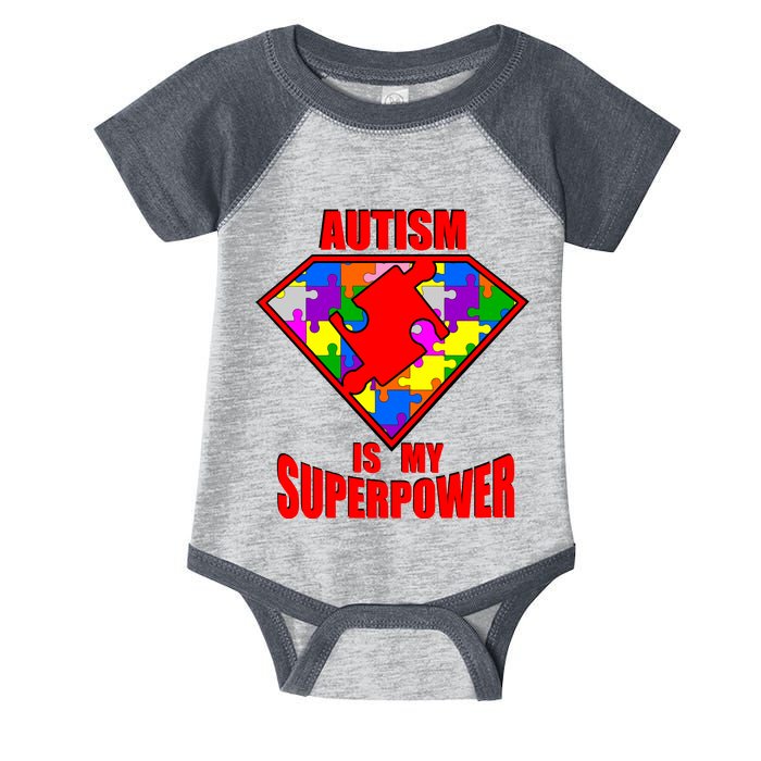 Autism Is My Superpower Superheo Infant Baby Jersey Bodysuit