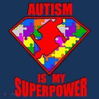 Autism Is My Superpower Superheo Toddler T-Shirt
