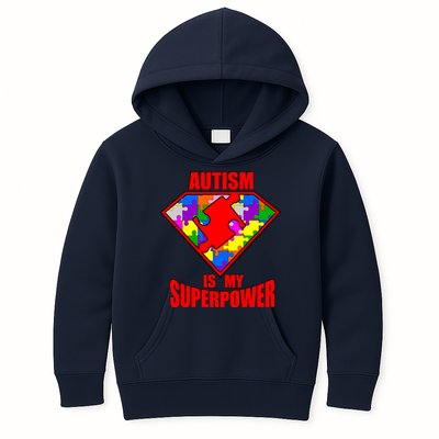Autism Is My Superpower Superheo Kids Hoodie