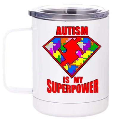 Autism Is My Superpower Superheo 12 oz Stainless Steel Tumbler Cup