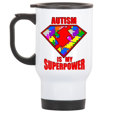 Autism Is My Superpower Superheo Stainless Steel Travel Mug