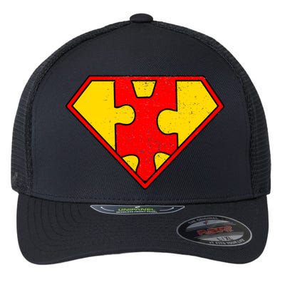 Autism Is My Superpower! Superhero Flexfit Unipanel Trucker Cap