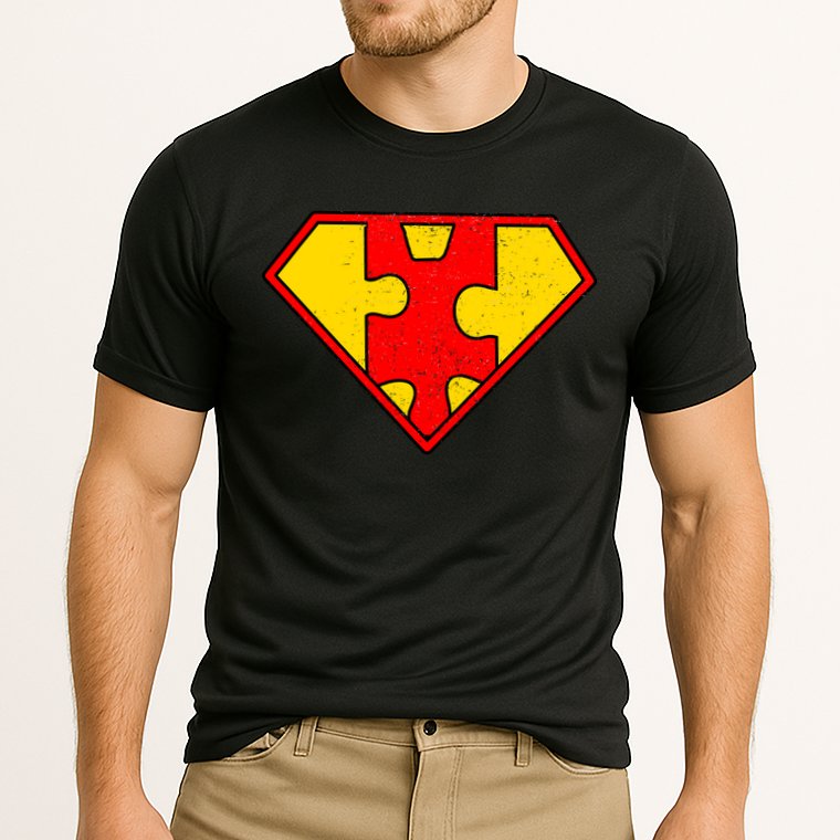 Autism Is My Superpower! Superhero Cooling Performance Crew T-Shirt