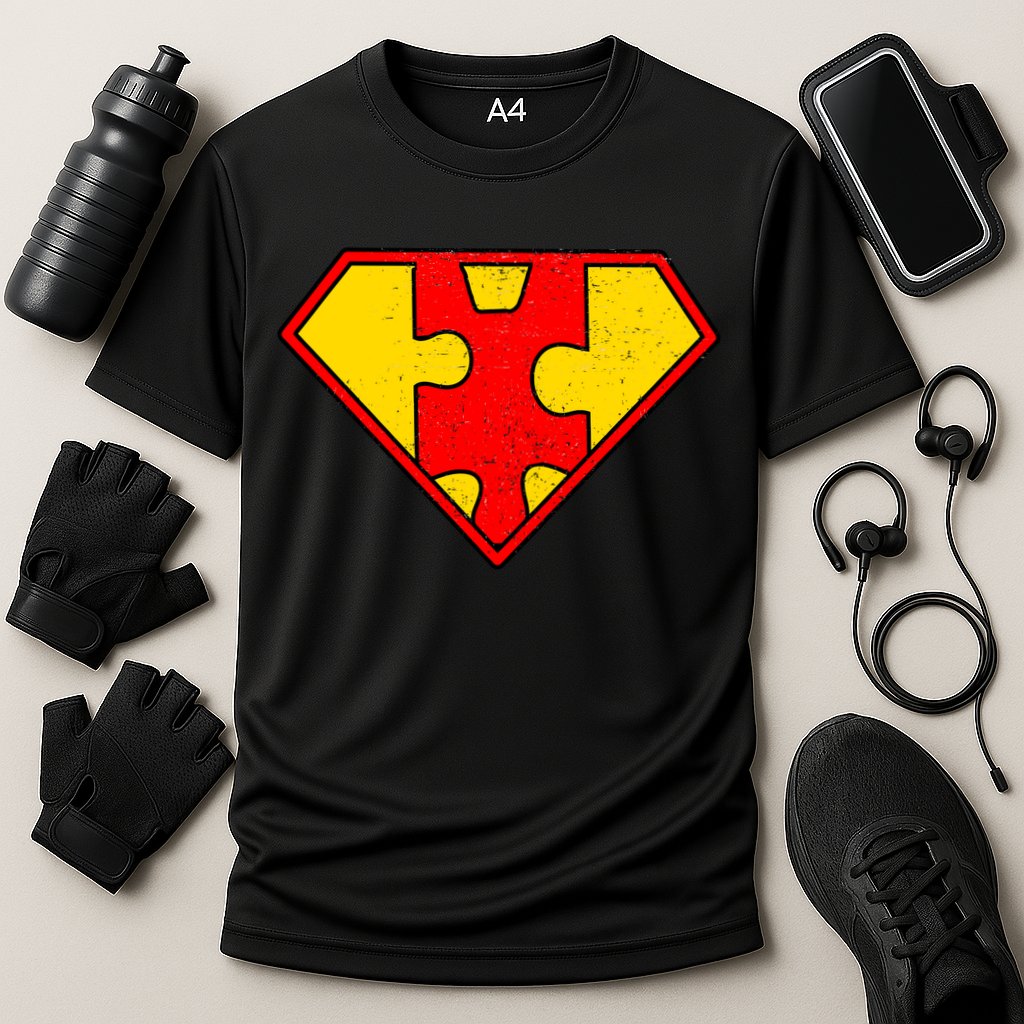 Autism Is My Superpower! Superhero Cooling Performance Crew T-Shirt