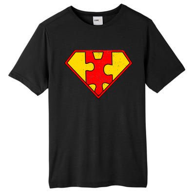 Autism Is My Superpower! Superhero Tall Fusion ChromaSoft Performance T-Shirt