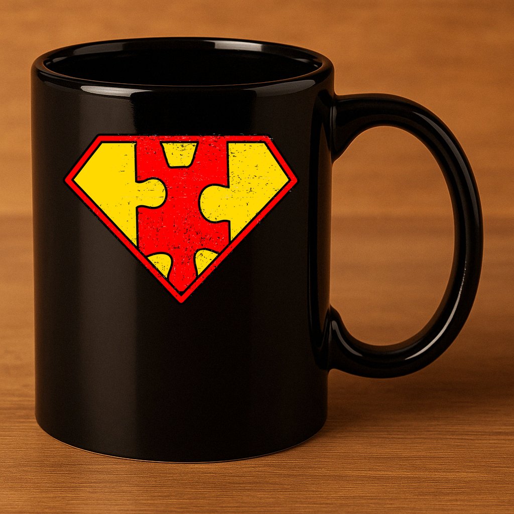 Autism Is My Superpower! Superhero 11oz C Handle Ceramic Mug