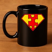 Autism Is My Superpower! Superhero 11oz C Handle Ceramic Mug