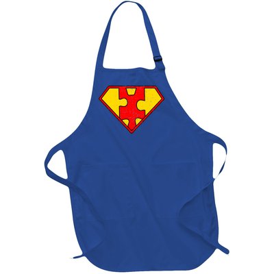 Autism Is My Superpower! Superhero Full-Length Apron With Pockets