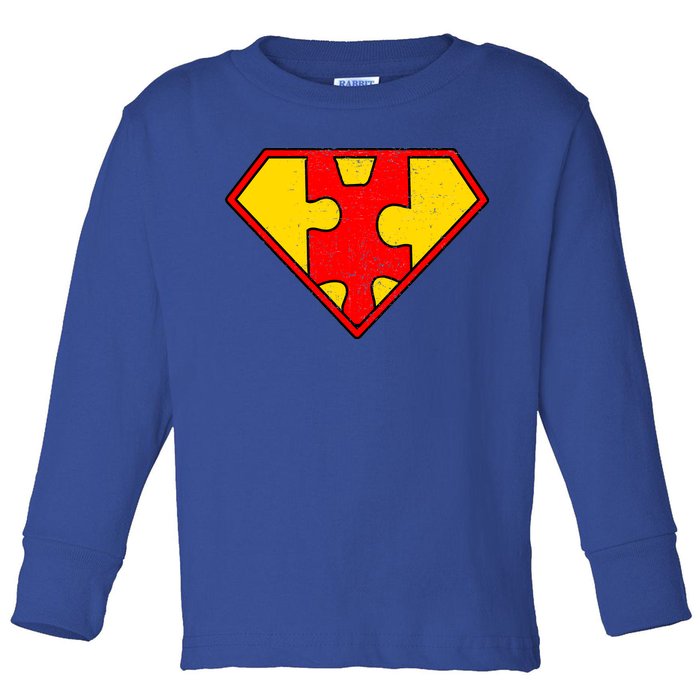 Autism Is My Superpower! Superhero Toddler Long Sleeve Shirt