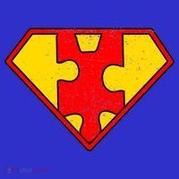 Autism Is My Superpower! Superhero Women's V-Neck T-Shirt