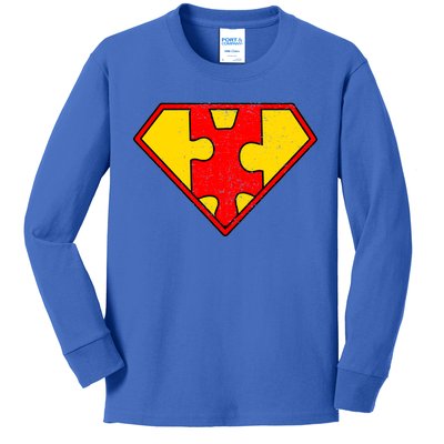 Autism Is My Superpower! Superhero Kids Long Sleeve Shirt