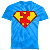 Autism Is My Superpower! Superhero Kids Tie-Dye T-Shirt