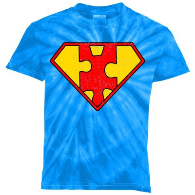 Autism Is My Superpower! Superhero Kids Tie-Dye T-Shirt