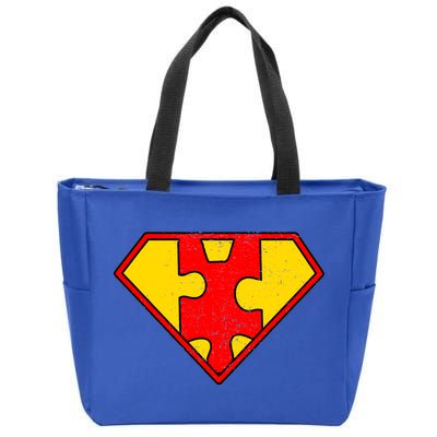 Autism Is My Superpower! Superhero Zip Tote Bag