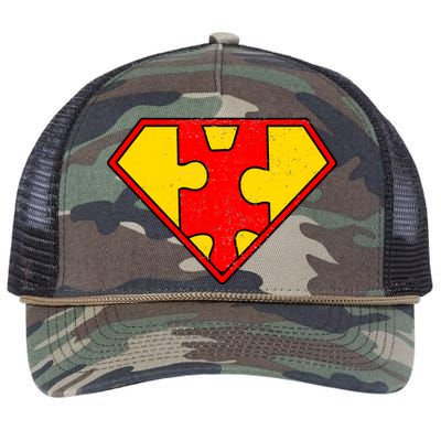 Autism Is My Superpower! Superhero Retro Rope Trucker Hat Cap