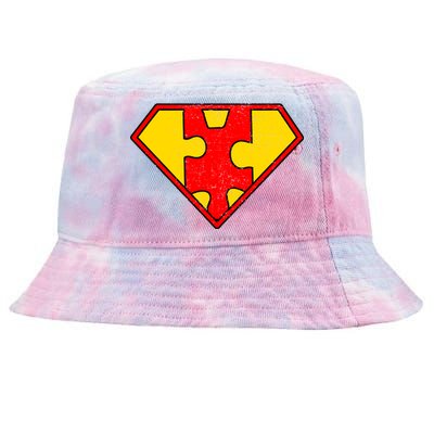 Autism Is My Superpower! Superhero Tie-Dyed Bucket Hat