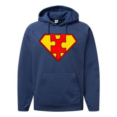 Autism Is My Superpower! Superhero Performance Fleece Hoodie