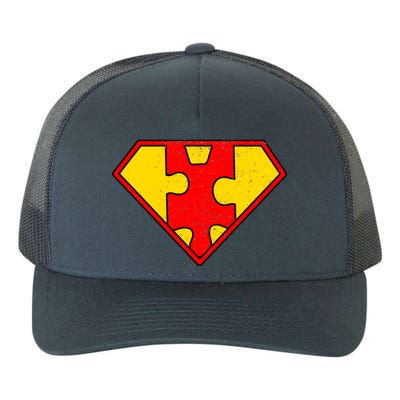 Autism Is My Superpower! Superhero Yupoong Adult 5-Panel Trucker Hat