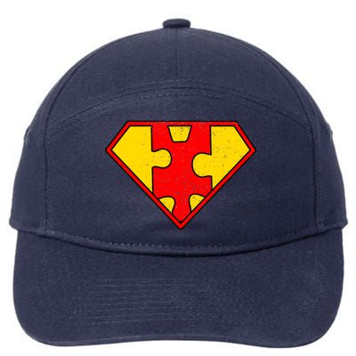 Autism Is My Superpower! Superhero 7-Panel Snapback Hat