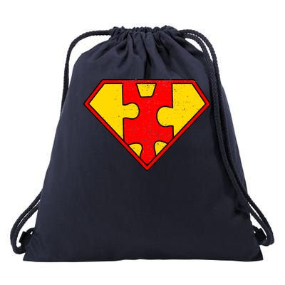 Autism Is My Superpower! Superhero Drawstring Bag