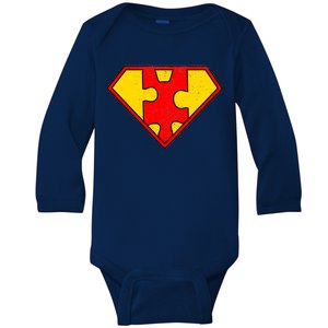 Autism Is My Superpower! Superhero Baby Long Sleeve Bodysuit