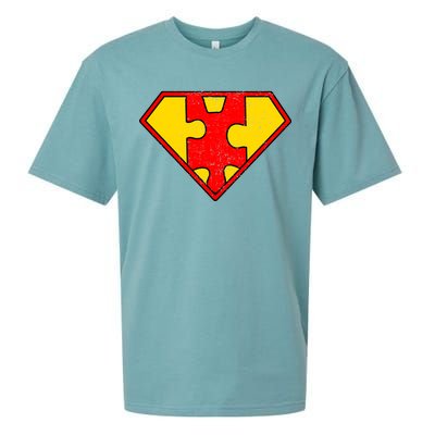 Autism Is My Superpower! Superhero Sueded Cloud Jersey T-Shirt