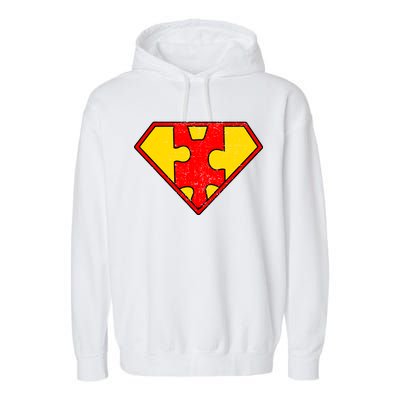 Autism Is My Superpower! Superhero Garment-Dyed Fleece Hoodie